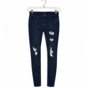 Bluenotes Dark Wash Distressed Skinny Jeans – Size 24/27